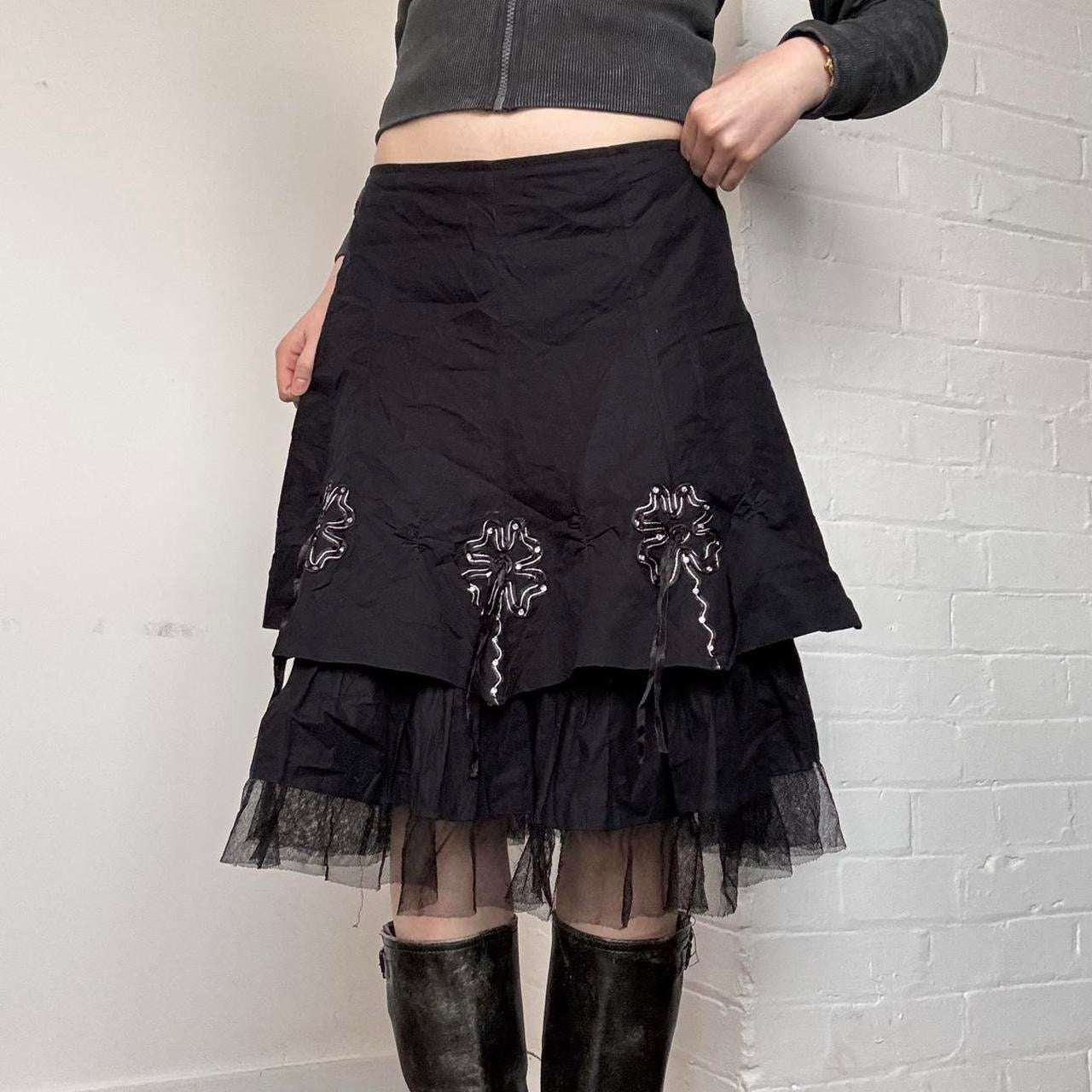 Black Midi skirt