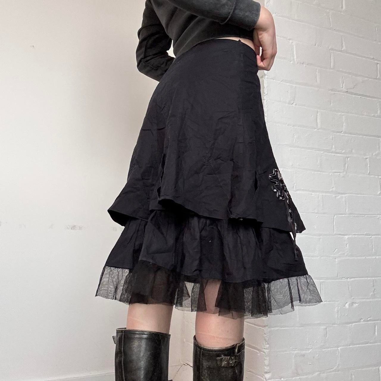 Black Midi skirt