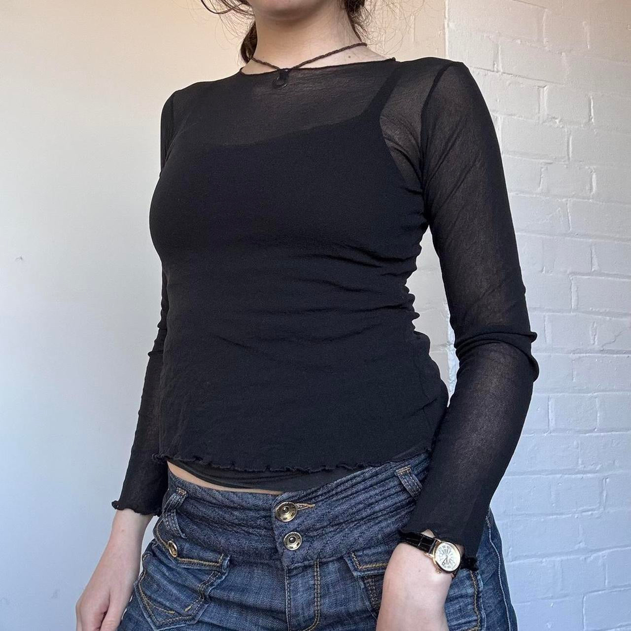 Cache Cache Sheer Top