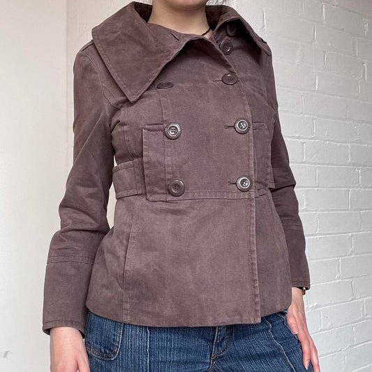 Brown Peacoat