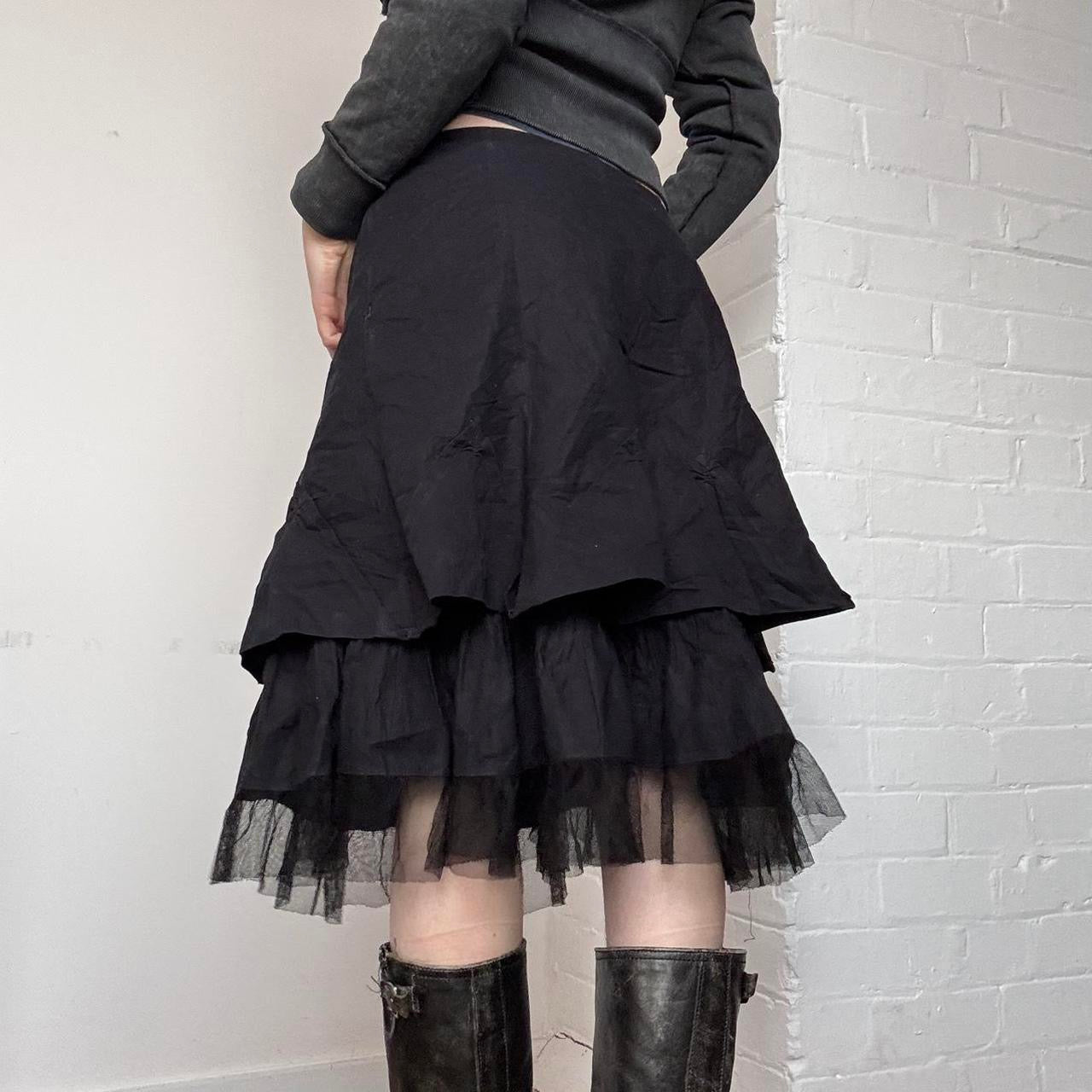 Black Midi skirt