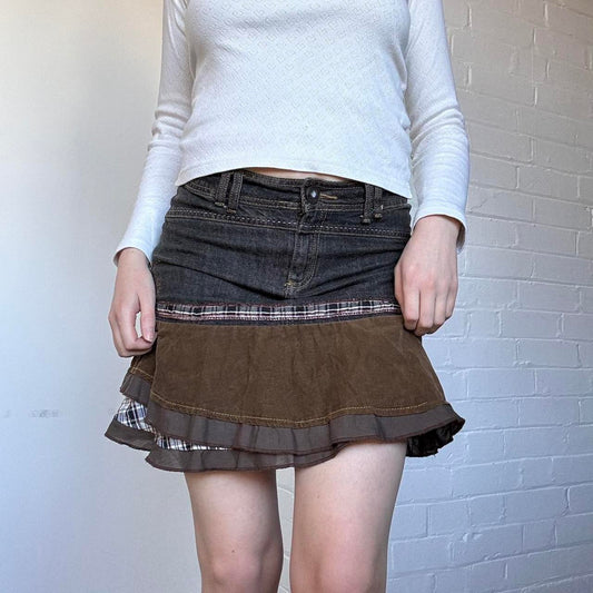 Layered Mini Skirt