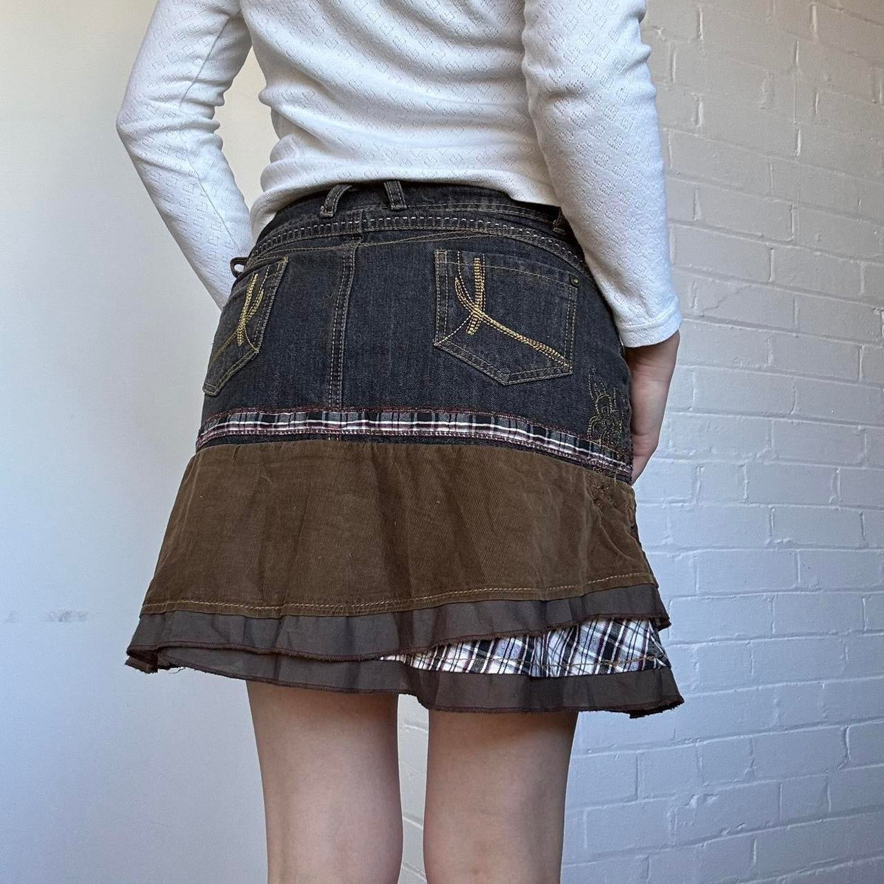 Layered Mini Skirt
