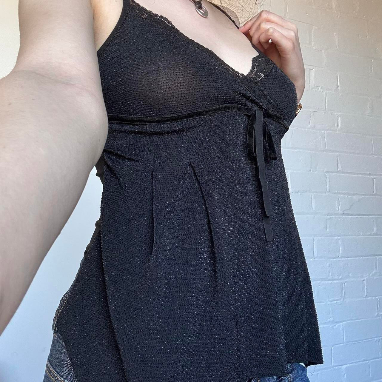 Black Babydoll Top