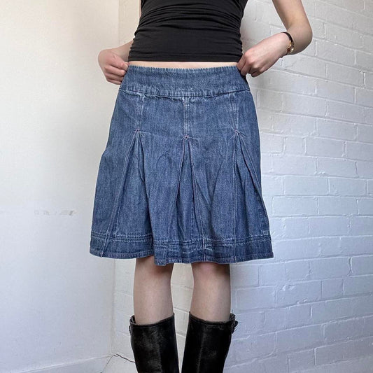 Denim Midi Skirt