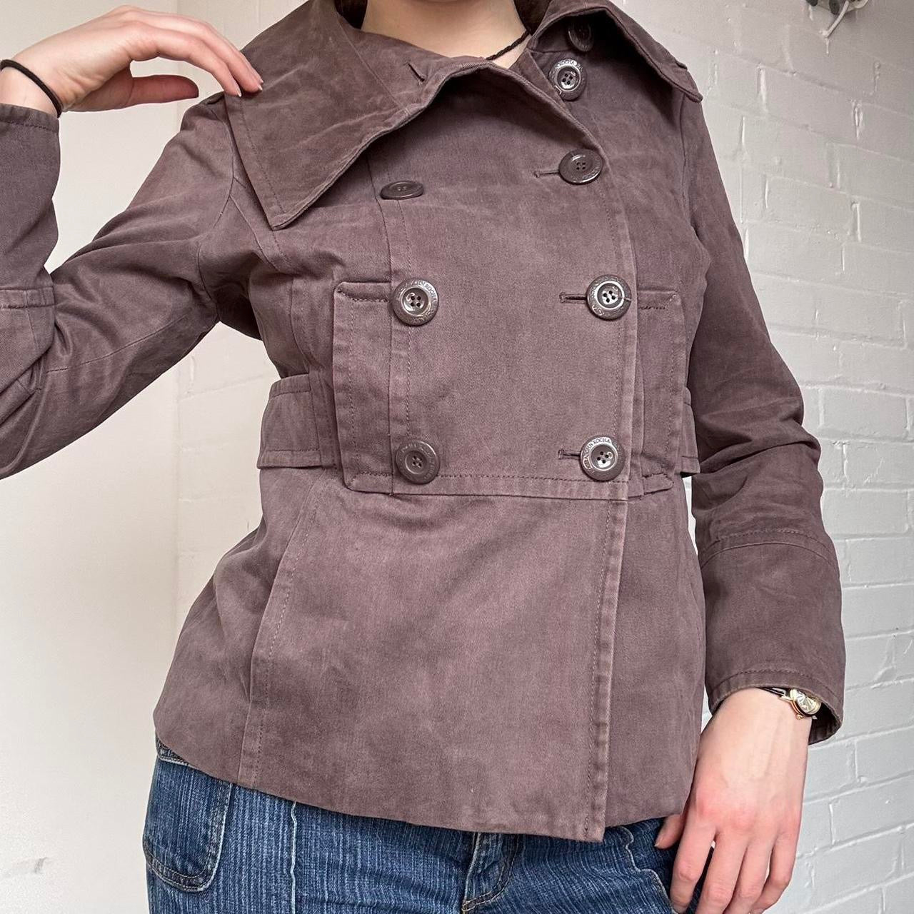 Brown Peacoat